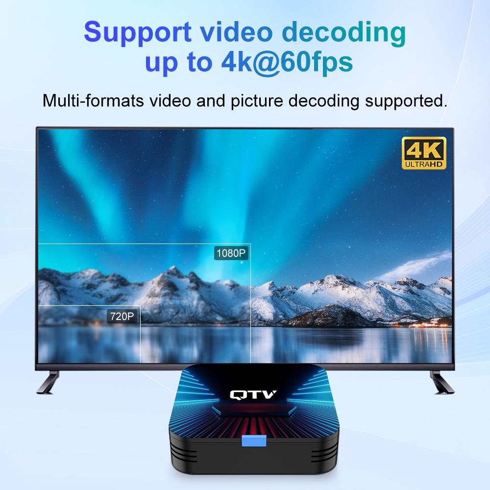 Smart TV Box VONTAR QTV Q1 Android 10 Allwinner H313 Поддержка 4K H.265 2.4G Wifi TV Dongle