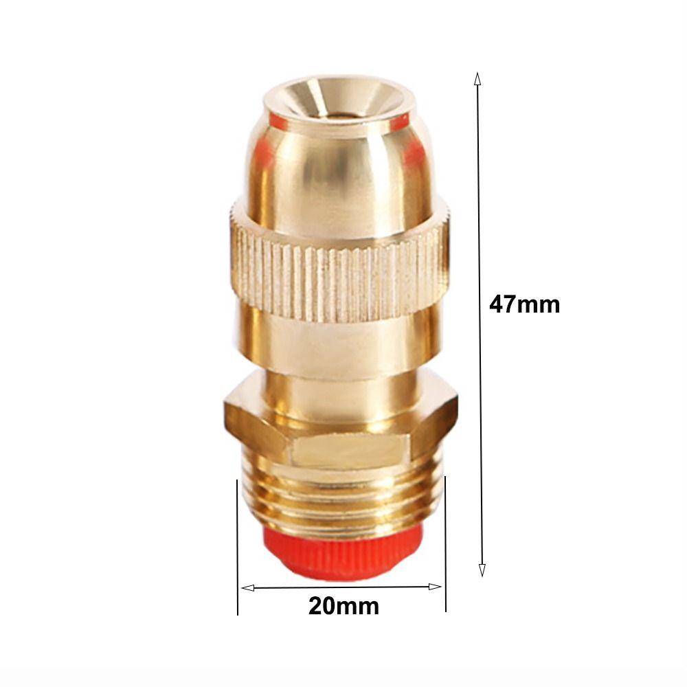 Brass Sprinkler Head Adjustable Misting Nozzle Garden Irrigation Copper Sprinklers  Garden Watering