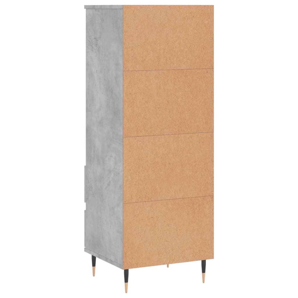 Highboard Concrete Grey 40 x 36 x 110 cm Particleboard