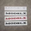 3D ABS Black Model 3 Letters Logo Car Rear Trunk Badge Sticker For Tesla Model X S 3 Y Auto Decal Accessories