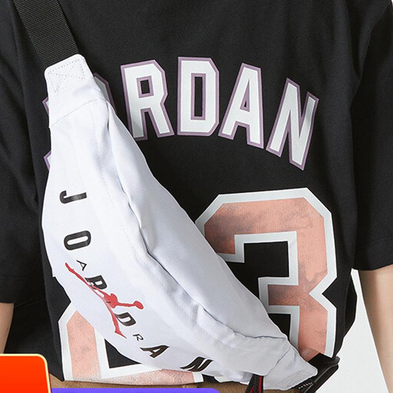 New Jordan Polyester One Shoulder Crossbody Bag Sling Bag Fanny Pack Regular Unisex White DQ8114-100