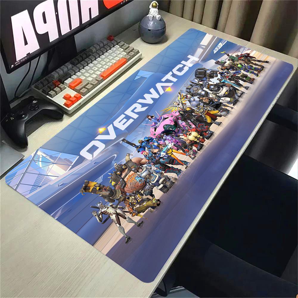 Overwatch Gaming Accessories Mouse Pad Gamer Cabinet Pc Big Desk Mat Computer Keyboard Desks Xxl Mousepad Anime Large Mausepad