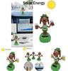Solar Powered Dancing Beer Dog Car Ornament Office Decor Kids Gift Swing Dance Toy