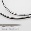 Phiten RAKUWA Neck Metax Round Necklace Black/Gold 40cm, Titanium Sports Necklace for Neck & Shoulder Support, Men & Women Unisex