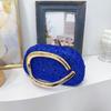 Acrylic Evening Clutch With Rhinestone Embellishments For Party And Dinner Events