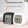 Lcd Display Convenient Small Alarm Clock Humidity Monitor Table Clock New Led Alarm Clock