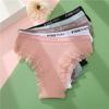 Women's Cotton Panties Female Lace Underwear Lingerie Ladies Comfortable Floral Underpants