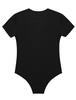 Men Adults One Piece Shaper Romper Lingerie Party Clubwear Round Neck Short Sleeves T-shirt Bodysuit