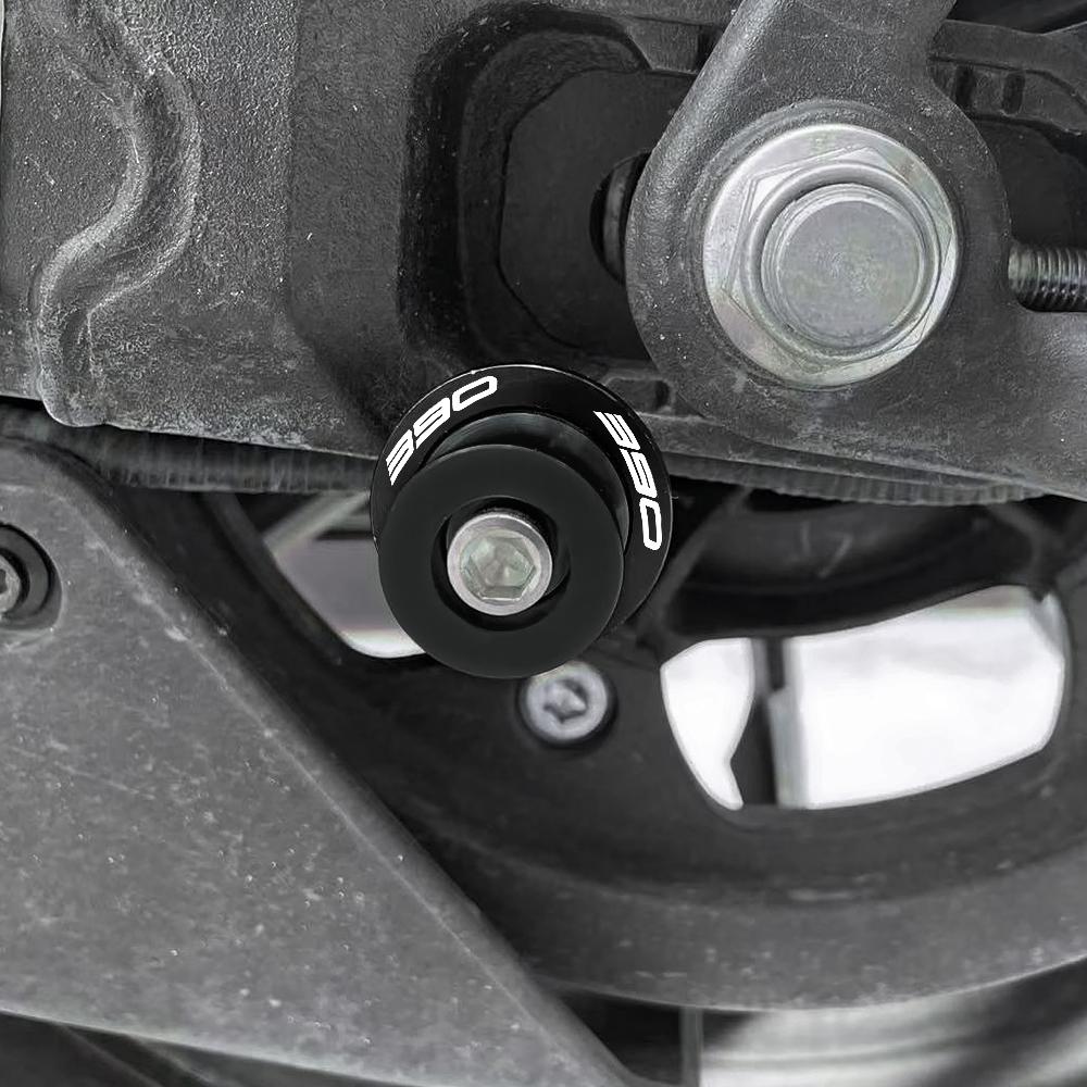 M10 CNC Swing Arm For KTM Duke390 Duke 390 2017-2023 2022 390 Duke RC 390 Motorcycle Accessories Swingarm Spools Stand Screw