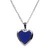 Heart Mood Gem Photo Frame Change Color Emotion Feeling Pendant Necklace