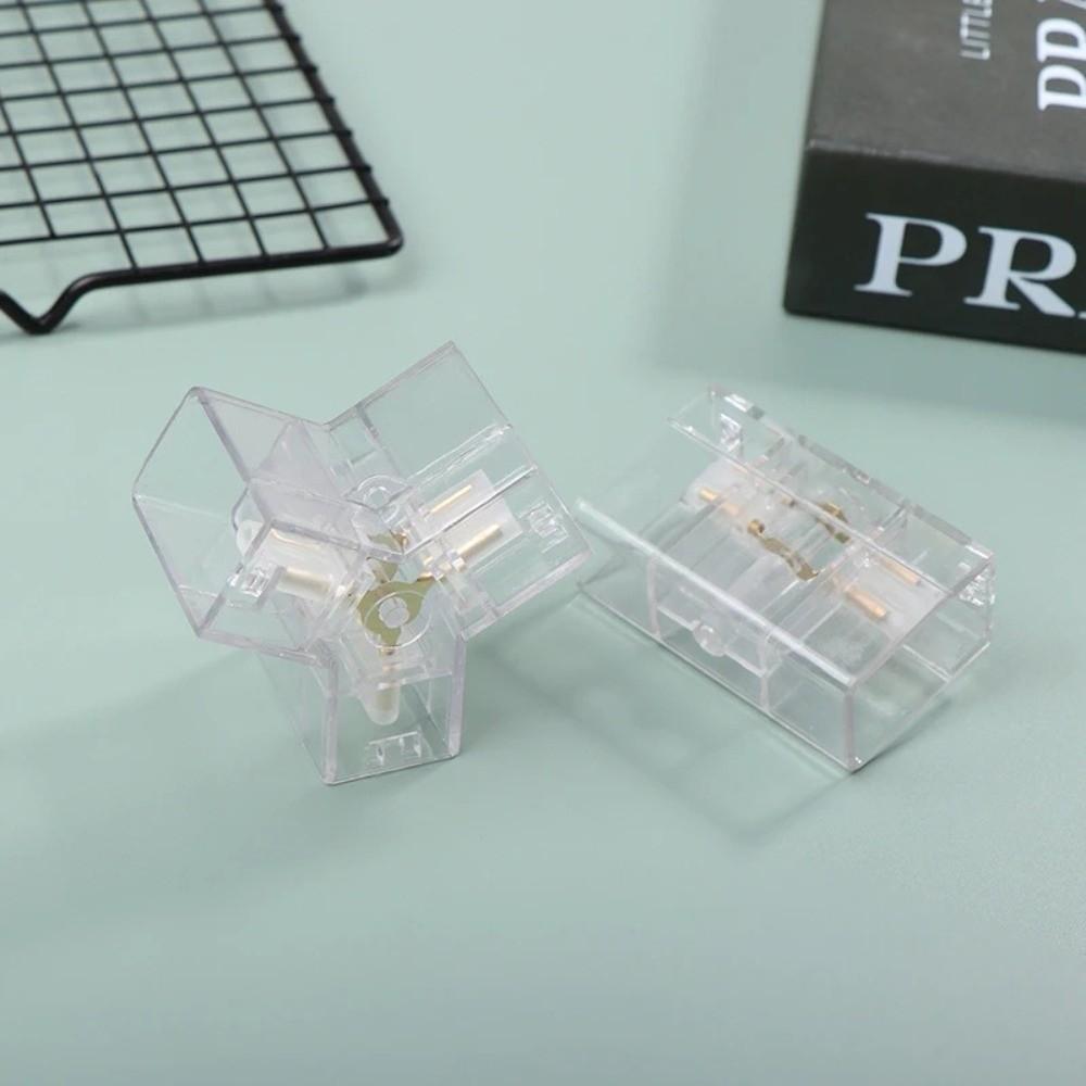 2-Pin LED Lamp Connector 110-240V Honeycomb Light Tube Connector Universal 2-Pin V/Y/I Connector
