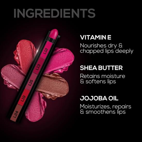 RENEE FAB 5 Glossy 5 in 1 Lipstick 7.5 Gm & RENEE Stay With Me Mini Matte Lip Color, Стойкая, не оставляет следов, устойчива к воде и размазыванию