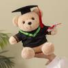 Wear Doctor Hat Graduation Season Bear Doll Dr. Bear Plush Teddy Bear Doll School