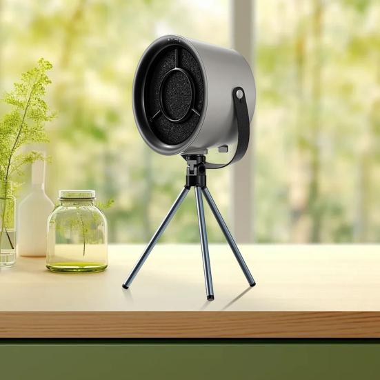 Kitchen Exhaust Fan Indoor Desktop Cooker Hood with 3 Speeds Small Apartment Ventilation for Electric Cookers BBQ