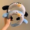 Plush Doll Plush Hairband Non-slip Penguin Hair Hoop Fashion Cartoon Headband  Women