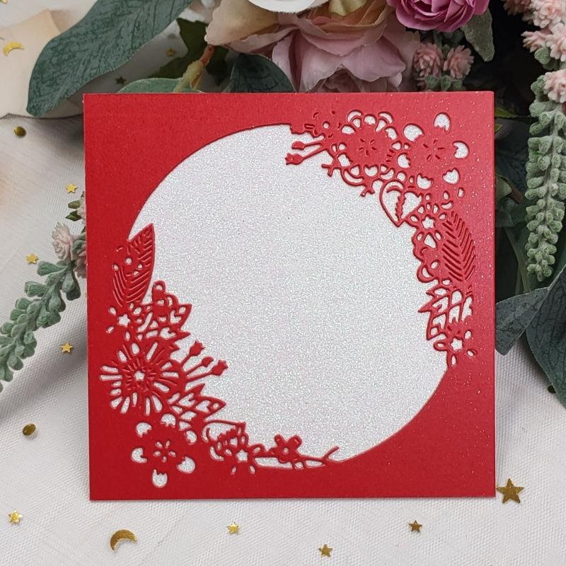 Рамка для приглашения Металлические штампы DIY Craft Углеродистая сталь Шаблон для тиснения Металлические трафареты Скрапбукинг для вырезки карт