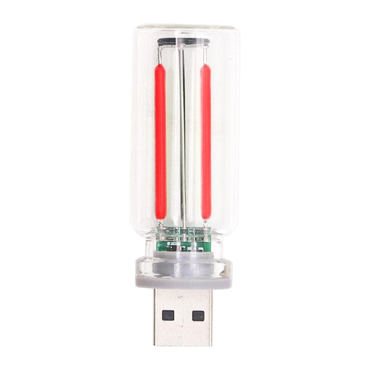 Автомобильное светодиодное освещение USB Атмосферная подсветка Автомобильные лампы настроения в ретро-стиле Мини-светодиодная лампочка USB Сенсорная ночная лампа
