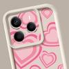 Y2K Retro Gradient Love Hearts Pattern Case For Xiaomi Redmi Note 14 13 Pro 5G 12 11 Funda Xiaomi 14T 13T 11T Pro Shockproof Bumper Silicone Cover