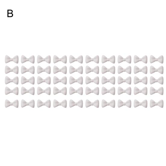 Yousheng 50 шт./компл. украшения для ногтей с гравировкой 3D-эффекта, мини-банты для украшения ногтей, аксессуары для ногтей для женщин