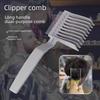 Long Handle Men's Hair Clipper Comb for Fade Haircuts and Barbers