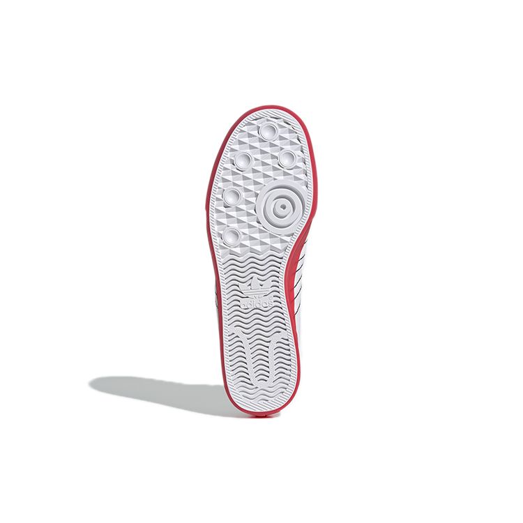 adidas Оригинальные высокие кеды Originals Nizza Hi Rf Унисекс Кеды для скейтбординга Белые Красные GX2708