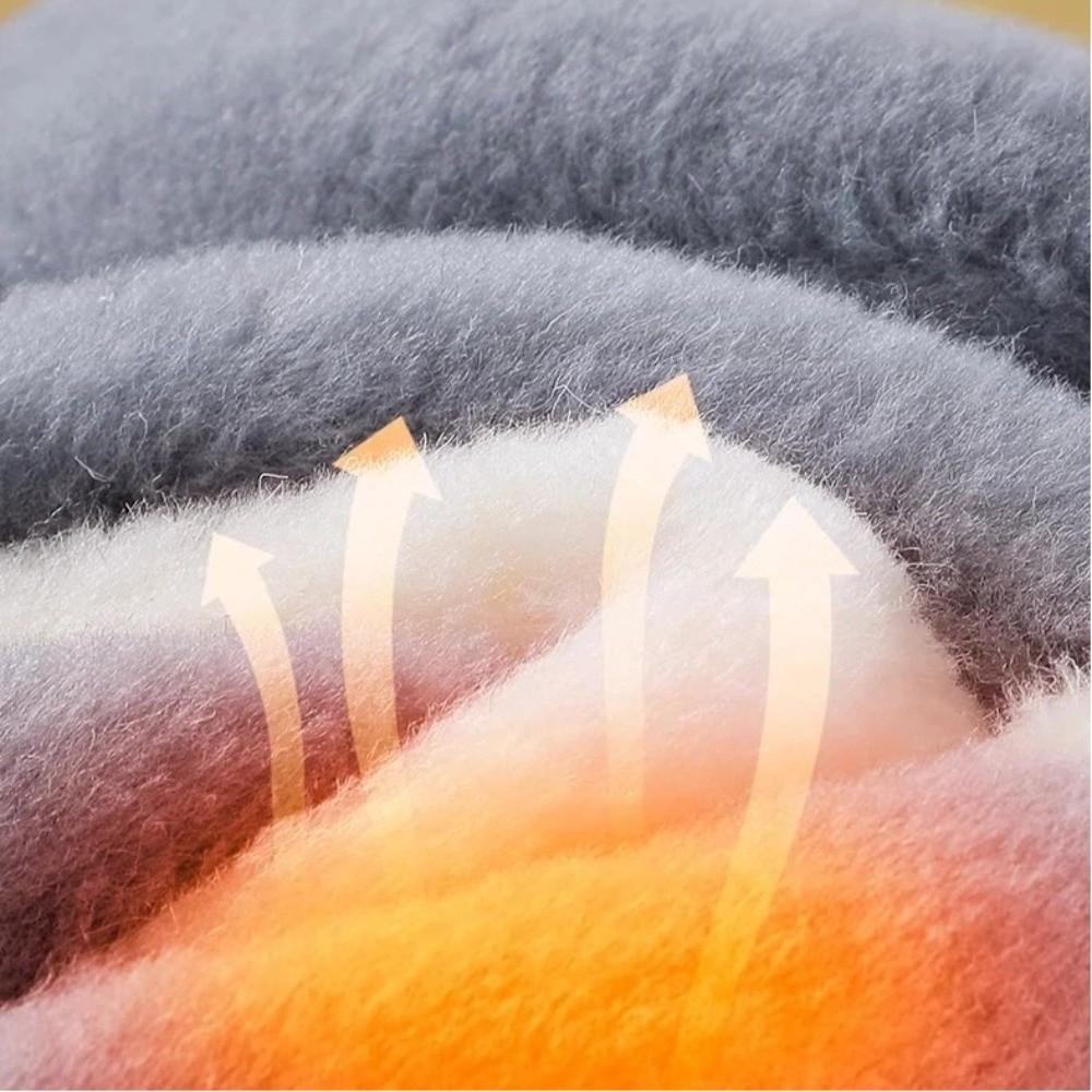 Самоподогревающиеся стельки для сноубордических ботинок из кашемира, утолщенные, термостельки для обуви, мягкие, теплые, плюшевые стельки, мужские