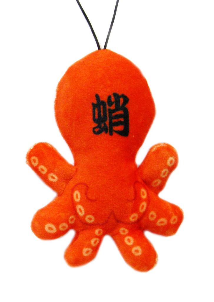 Кавачи Нобиосакана Маскот Плюшевая Игрушка Осьминог, Пушистая Игрушка Рыба для Любителей Рыбалки, Морская Рыбалка