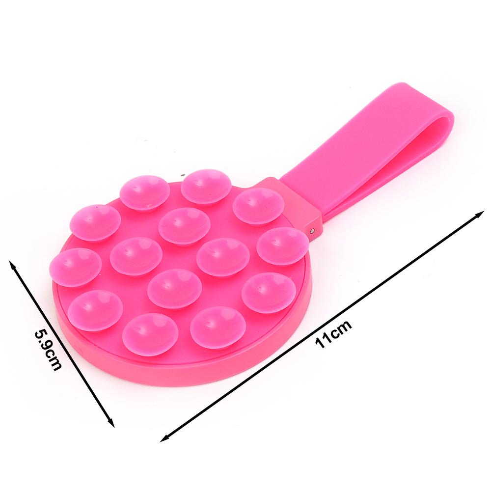 Магнитный держатель для телефона на присоске, цветное зеркало, силиконовый чехол-подставка с присоской для душа, держатель для iPhone 15 14 Magsafe