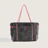 Luxury Soft Plush Tote Rope Handle Women Shoulder Bag Large Faux Fur Handbag Winter Warm Fluffy Shopper Bags for Women