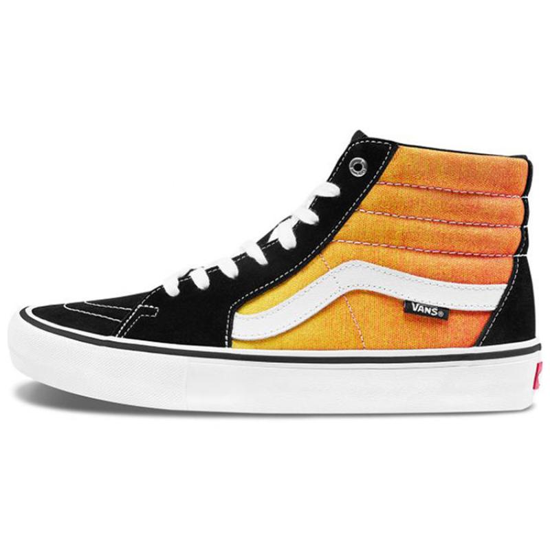 Vans SK8 HI Pro 'Fade Black Orange' Vans VN0A45JDSWE