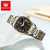 Automatic Mechanical Watch Fashion Diamond-set Double Calendar Waterproof Women's Watch