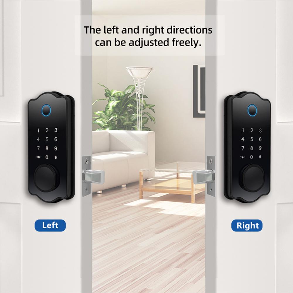 Умный дверной замок без ключа, водонепроницаемый автоматический замок, 5 в 1, приложение TTlock, IC-карта, 150 кодов, электронные