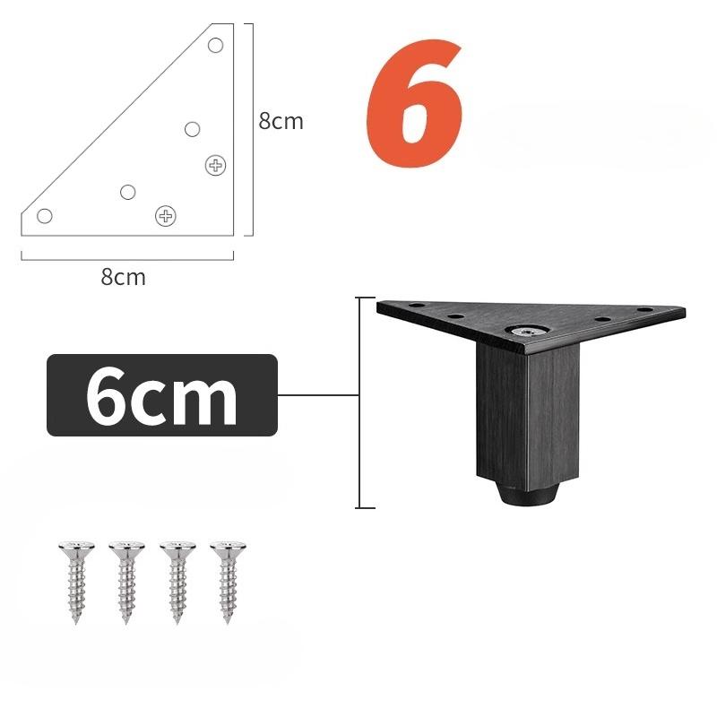 4PCS Hardware Feet Accessories Adjustable Furniture Legs Metal Supporting Foot for Coffee Table Cabinet Chair Sofa Bed Furniture