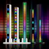 Sound Activated Lights, 32 Bit Sound Control RGB Light Bar, Colorful Rechargeable Ambient Led Light, Voice-Activated RGB Light Bar