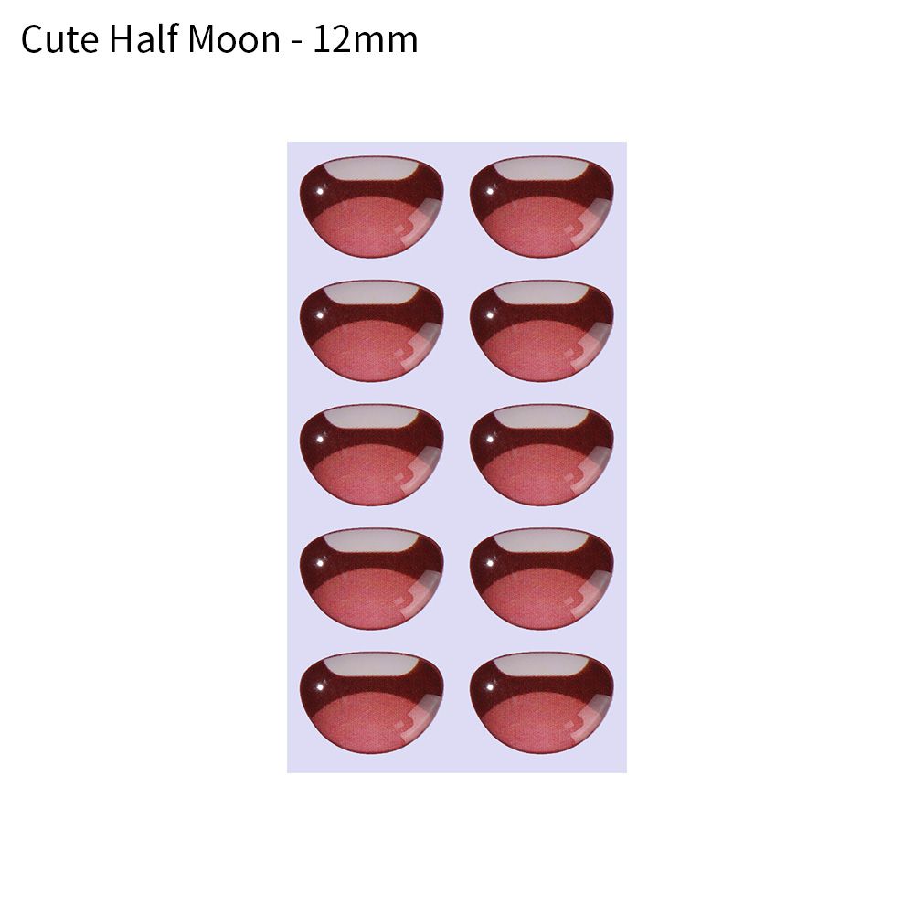 Glass crystal cute Anime Figurine Doll Cartoon Mouth Stickers MouthChips Paper Face Organ Paster