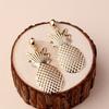 Summer Pineapple Fashion Earrings For Women Alloy Jewelry Gift Accessory