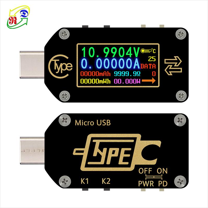 RD RU TC66 6-значный 30В 5А Измерительный Тип-C PD триггер Двунаправленный USB-тестер
