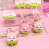 Fun Strawberry Pig Series Keychain Plush Hanging Accessory Ideal For Cute Car Decor