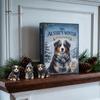 24-дневная коробка-календарь обратного отсчета Aussie Dog, 24-дневный зимний набор с австралийским праздничным декором, украшения в виде овчарок, 2D акриловое подвесное украшение