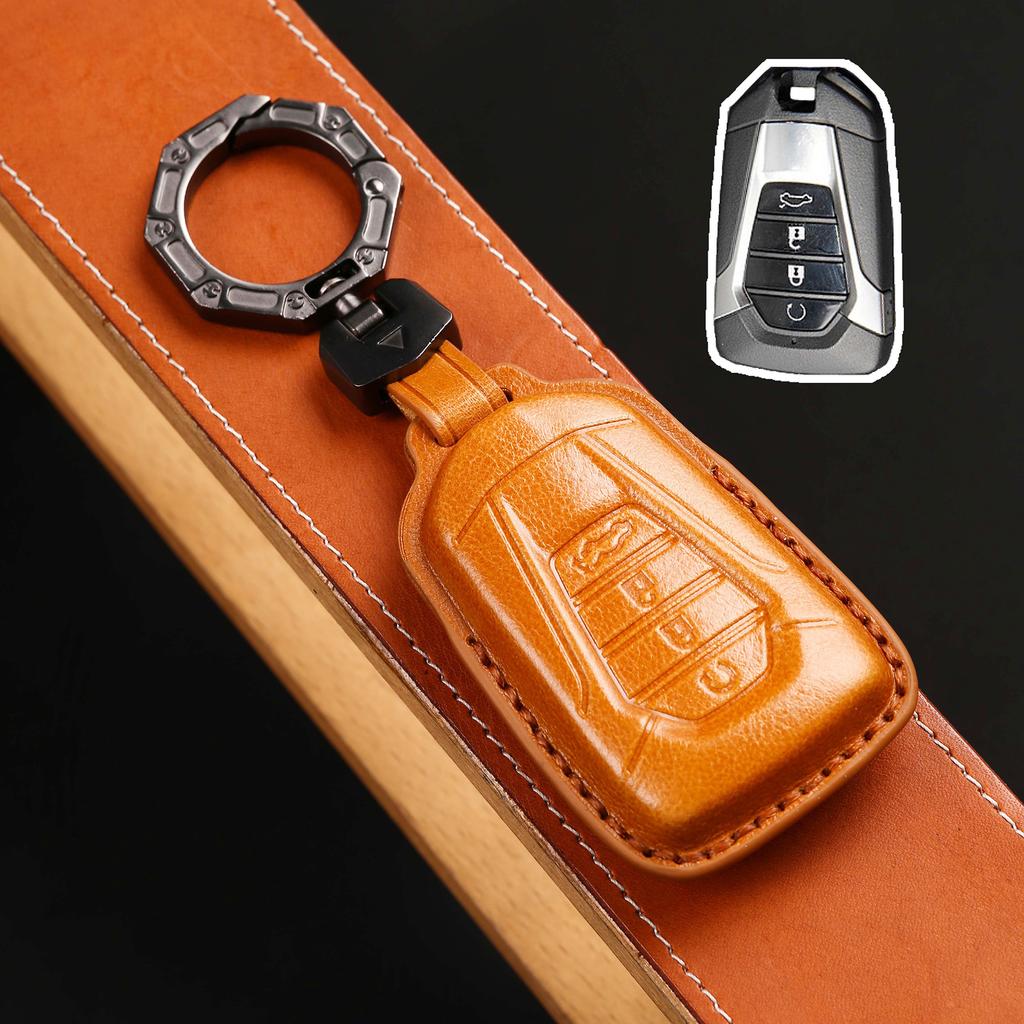 Applicable To Jiangxi Isuzu Mux Nomad D-MAX Pickup, Ruimai Lingtuo Car Key Bag Cover Leather