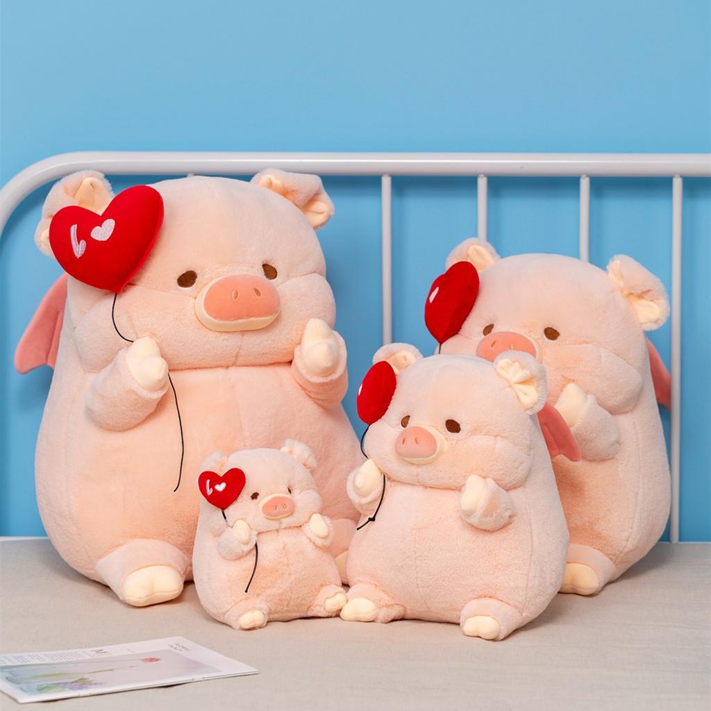 20-30Cm Kawaii Angel Pig Plush Toy Cartoon Stuffed Animals Plushies Doll Anime Soft Kids Babys Toys For Girls Birthday Gift