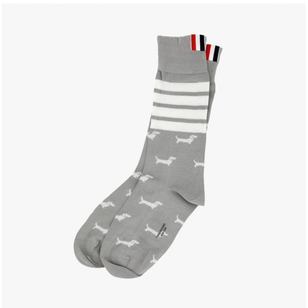 Носки Thom Browne с фестончатым краем и ажурной вязкой Fas226a Y3012 055