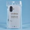 UNITHIN For iPhone 16 Case Ultra Thin 0.7mm Clear TPU Anti Drop Phone Cover Precise Cutouts