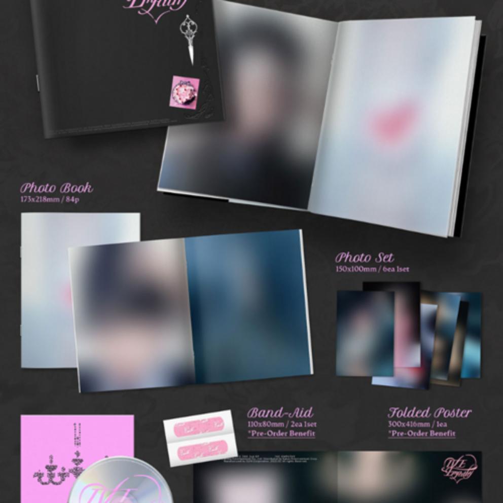 [Лимитированное издание: группа + постер] Альбом IVE (IV) - 3-й EP (Я СОЧУВСТВУЮ) + Альбом для фотокарточек