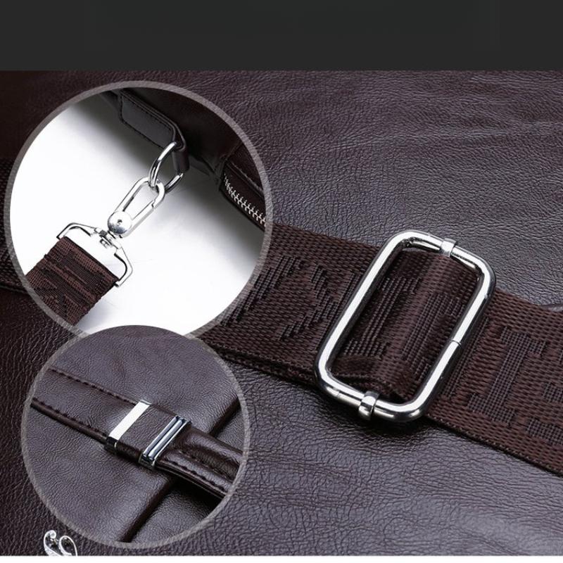 Men's Messenger Business Briefcase Wear-resistant Casual Bag Men's Handbag Horizontal Shoulder Bag