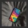 Rainbow Phone Case For IPhone 17 Air 16 15 14 13 Pro Max 11 12 Black Silicone Cover