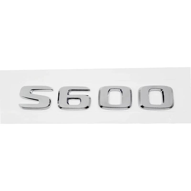 3D Letter Car Emblem Rear Trunk Badge Sticker Decal for Mercedes Benz S300L S320L S500L S500 S550 S600L S600 S650 S Class QN1