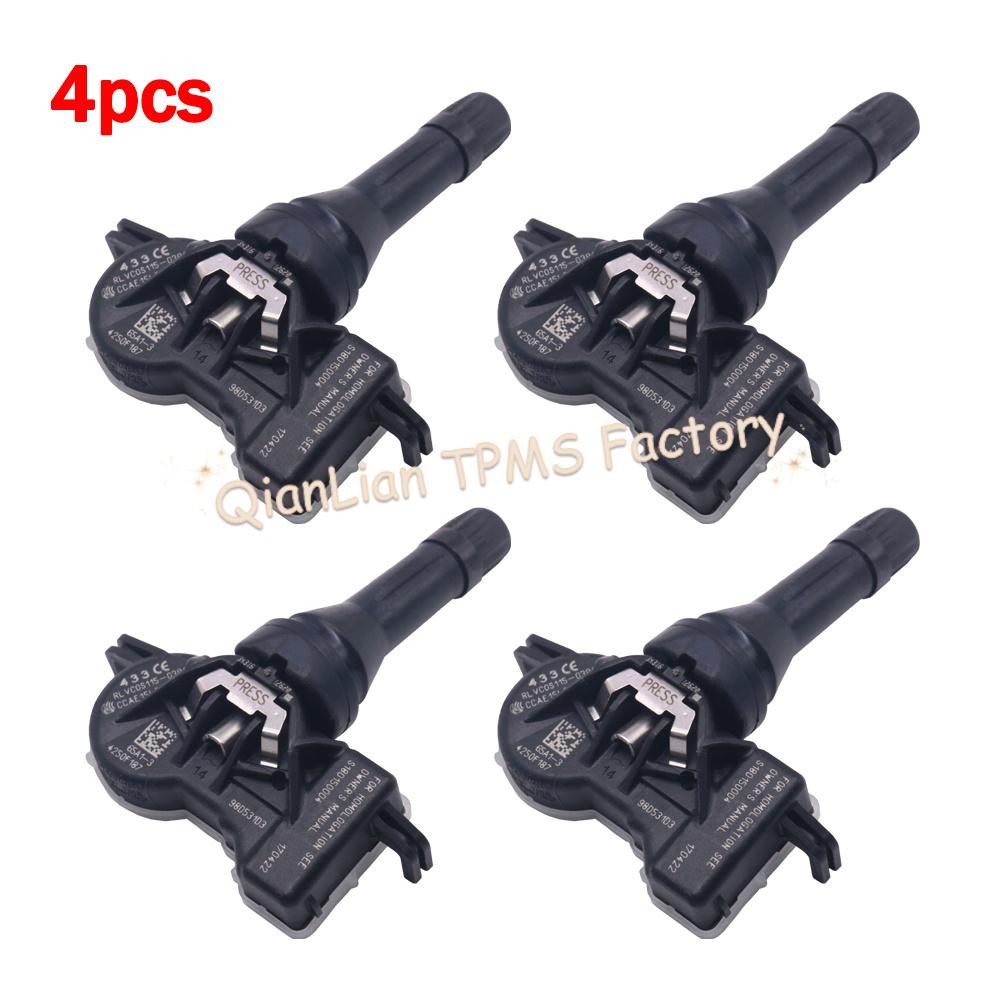 For Peugeot 4008 ION 2014-2018 TPMS Tire Pressure Monitor System 1/4pcs 4250F187 433MHz TPMS Tire Sensor