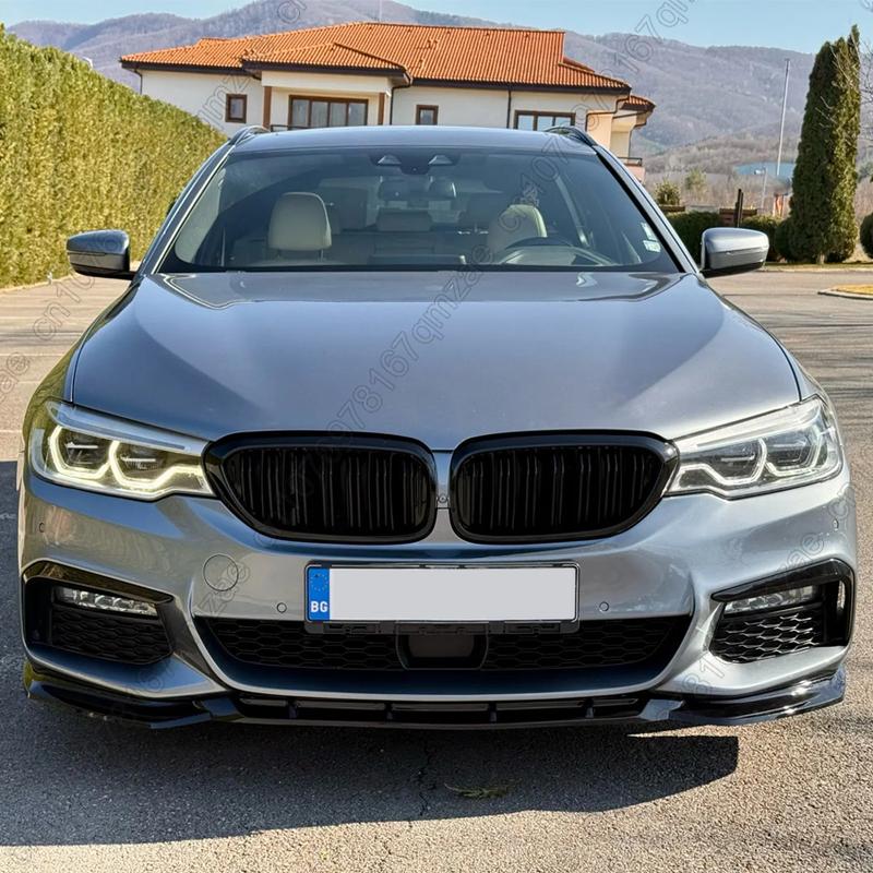 Для BMW 5 серии G30 G31 520i 530i 540i M-Пакет 2017-2020 Передний бампер Губа Спойлер Разделитель Защитная накладка на переднюю губу