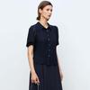 JESSIE Elegant Lantern Sleeve Short-Sleeve Blouse